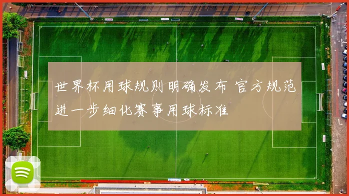 世界杯用球规则明确发布 官方规范进一步细化赛事用球标准